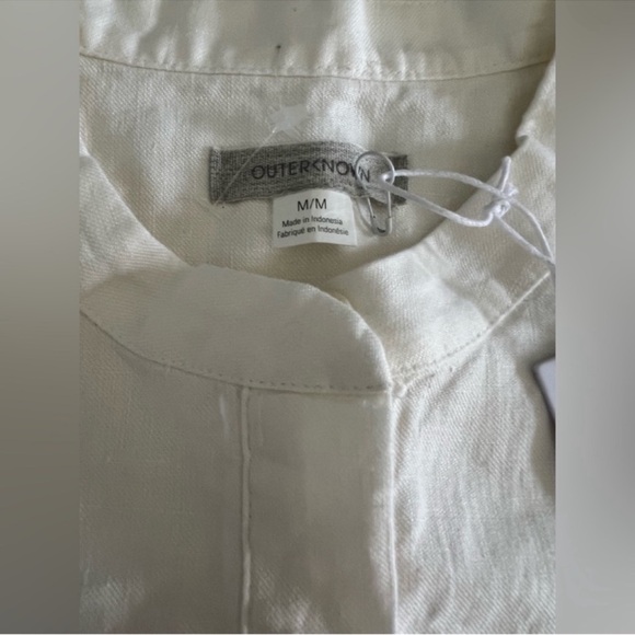 Outerknown Linen Blend Belted Dress - Picture 10 of 16